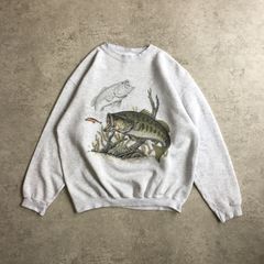 90s TULTEX Black Bass Fishing Printed Sweatshirt タルテックス ブラックバス フィッシング スウェット  #2 - メルカリ