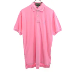 ラルフローレンカントリー 80s 90s ポロカントリー 半袖 ポロシャツ S ピンク系 RALPH LAUREN COUNTRY メンズ 古着 【240327】 メール便可