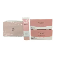 186000 yunth ユンス 薬用ホワイトニングエッセンスPVCa 生VCクレンジングクリーム ★3点まとめ売り 試供品4点付き