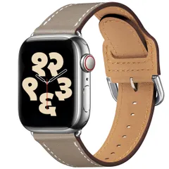 【人気商品】LOVLEOP アップルウォッチ バンド レザー 本革製 コンパチブル Apple Watch バンド 38mm 40mm 41mm 交換ベルト iWatch Ultra2/Ultra Series 9/8/7/6/5/4/3/2/1/SE/SE2