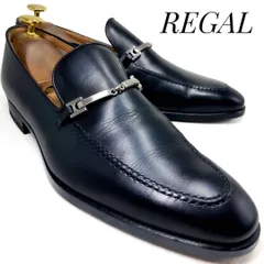 【ほぼ未使用】REGAL リーガル ビットローファー 黒 ブラック 24cm　革靴 スニーカー カジュアル 本革 本皮 メンズ