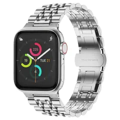 【新品】 Band コンパチブル Apple Watch バンド 49mm 46mm 45mm 44mm 42mm、女性男性ビジネスアップルウォッチバンド、ステンレススチールメタル交換バンド Apple Watch Ultra2 Ultra SE2 SE  1