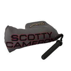 Titleist タイトリスト パターカバー グレー 金 ゴルフティー入れ ティーケース パター ヘッドカバー ゴルフ 趣味 スポーツ