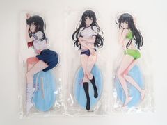 3点セット 雪ノ下雪乃(セーラー服・スポーツウェア・体操着) アクリルスタンド DMMスクラッチ! やはり俺の青春ラブコメはまちがっている。完