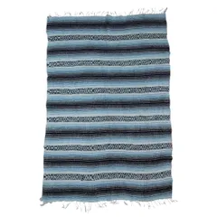 【希少品】ヴィンテージ　メキシカン ラグ マット　鳥柄　BIRD フリンジ付き 希少品】ヴィンテージ メキシカン ラグ マット 鳥柄 BIRD フリンジ付き