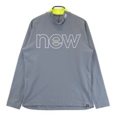 サイズ：7 NEW BALANCE GOLF ニューバランス  ハイネック 長袖Tシャツ  グレー系 [240101425671] ゴルフウェア メンズ ストスト サイズ：7 NEW BALANCE GOLF ニューバランス ハイネック 長袖T