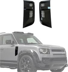 車用オートパーツ チューニング サイドベント グリル 左右 ABS メッシュグリル ランドローバー ディフェンダー 2020年～対応CYB686目玉商品