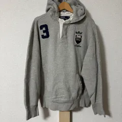 Polo by Ralph Lauren 90's  フード スウェット ラガーシャツ パーカー 裏起毛 POLO RL 867 MADISON ポロ ラルフローレン