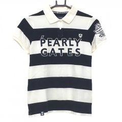 PEARLY GATES ストライプ ゴルフシャツ - メルカリ