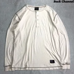 新品 BACKCHANNEL 23AW カットソー ロンT 黒XL バックチャンネル オフィシャル ロゴ ストレッチ ロングスリーブ