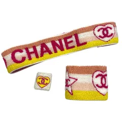 美品】CHANEL シャネル 3点セット ヘアバンド リストバンド リング