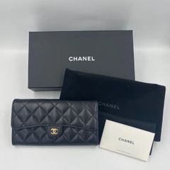 【未使用】最新⭐︎ランダムシリアル⭐︎シャネル マトラッセ キャビアスキン 長財布