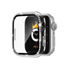 Adepoy Apple Watch ケース 42mm iWatchケース クリスタルダイヤ付き アップルウォッチカバー（42mm クリア）