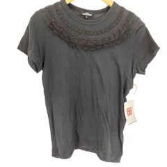 トリココムデギャルソン tricot COMME des GARCONS AD2016 花柄 レース ネック コットン ウール S/S Tシャツ レディース import：S 