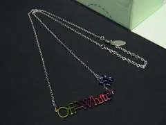 ■新品■未使用■ Off-White オフホワイト ネックレス アクセサリー メンズ レディース マルチカラー AV9119のサムネイル