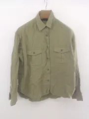 ◇ green label relaxing UNITED ARROWS 長袖 シャツ ブラウス サイズ38 グリーン系 レディース P  【1301300001490】