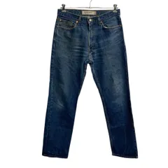 Levi's 505 デニムパンツ W33 ブルー リーバイス レギュラーフィット メキシコ製 00s アメカジ 古着卸 アメリカ仕入 2506-530