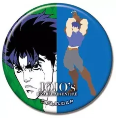 【中古】バッジ・ビンズ ジョナサン・ジョースター 「ジョジョの奇妙な冒険 第一部 ファントムブラッド/第二部 戦闘潮流 CANバッジ 彩色影絵」