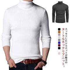 リブニット セーター オシャレ 細身 メンズ タートルネック メンズ 長袖 無地 プルオーバー ニットセーター タイト 男性 ニット スリム 秋冬 インナー トップス BITTER ビター系 メンズニ#gurug573501