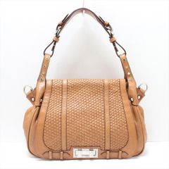 REBECCA MINKOFF(レベッカミンコフ) ショルダーバッグ ブラウン メッシュ レザー