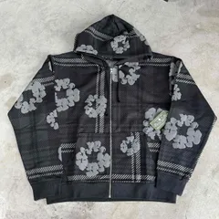 DENIM TEARS PLAID COTTON WREATH ZIP HOODIE SIZE-L デニムティアーズ プライドコットンリースジップフーディー パーカー 心斎橋店