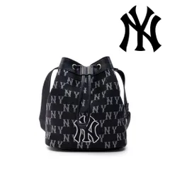 MLB KOREA ショルダーバッグ ボディーバック NYロゴ ブラック MLB Classic Monogram Rainbow Hoody Bag NY Yankees Black