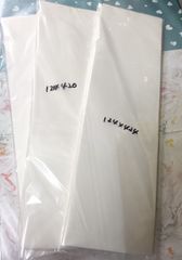 グラシンシート大　約巾120~124×418~424㎜　 各種約500枚