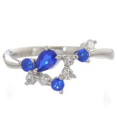 指輪 レディース アウイナイト リング プラチナ ダイヤモンド Pt950 刻印入り 鑑別書付き 日本製【人気アイテム】【アクセサリーマート/メルカリShops店】