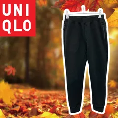 ユニクロ ウルトラストレッチドライスウェットパンツ ブラック T-268