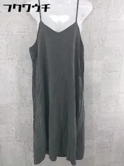 ◇ KBF+ プラス ノースリーブ 膝下丈 ワンピース サイズOne カーキ系 レディース 【中古】 【1002802052149】のサムネイル