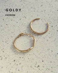 【SALE】GOLDY/ゴールディ/ユニオン マンテル ブレスレット & ナロー ライン バングル/アクセサリー/4230204のサムネイル