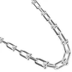 【TIFFANY&Co.】ティファニー ハードウェア グラジュエイテッドリンク シルバー925 レディース 108.4g ネックレス