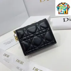 【今日WTO】Dior ディオール ミニレディーディオールウォレット 羊皮革にトグルステッチクラシックデザイン-WTO輸入2-SG17