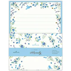 【メール便】Merrily メリリー 手紙セット レターセット セットMRブルー 日本ホールマーク 便箋＆封筒 かわいい グッズ 