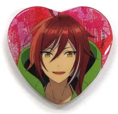 【中古】バッジ・ピンズ 逆先夏目 「あんさんぶるスターズ! Starry Stage 3rd ハート型グリッター缶バッジ」