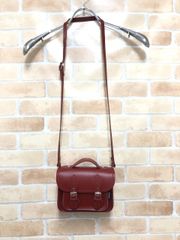 【中古】 Zatchels ザッチェルズ ショルダーバッグ 00527865 ボルドー  111395638