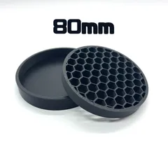 受け皿　1個　黒 【シンプル】【80mm】 / 3Dプリンター受け皿 円形のサムネイル