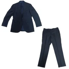 低価得価G4904*オンワード Sebiro&co.パンツスーツセットアップ黒紺. スーツ