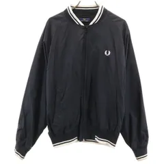 FRED PERRY フレッドペリー ブルゾン S ブラック メンズ 古着