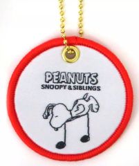 [중고] 키 홀더 스누피 (오렌지) 패브릭 매력 컬렉션 [이치 반 쿠지 PEANUTS ~SNOOPY & SIBLINGS~] H상
