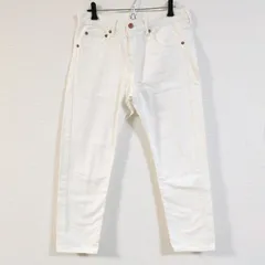 (^w^)b UNITEDARROWS ユナイテッドアローズ デニム パンツ ジーンズ greenlabelrelaxing きれいめ 脇割り カジュアル 着回し 綿100% シンプル 古着 メンズ 白 サイズ40