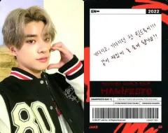 【中古】コレクションカード(男性) 69：ENHYPEN/ジェイク(JAKE)/箔押しメッセージ入り/ENHYPEN WORLD TOUR ’MANIFESTO’  トレーディングカード