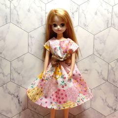 リカちゃんサイズ ハンドメイドワンピース＆ポシェット - メルカリ