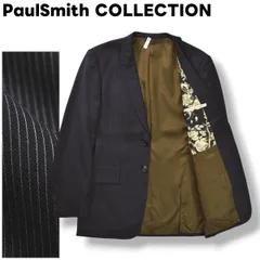 Lサイズ★ポールスミスコレクション スーツ セットアップ 花柄 ストライプ ポールスミス PAUL SMITH セットアップ スーツ ストライプ 裏地