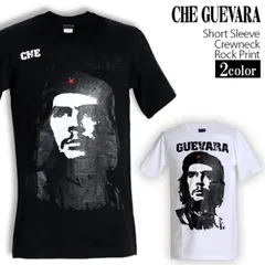 Che Guevara Tシャツ チェゲバラ ロックTシャツ バンドTシャツ 半袖 メンズ レディース かっこいい バンT ロックT バンドT ダンス ロック パンク 大きいサイズ 綿 黒 白 ブラック ホワイト M L XL 春 夏 おしゃれ Tシャツ  フ