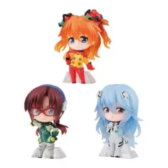 【中古】トレーディングフィギュア 全3種セット ビッグサイズフィギュア 「ガシャポンくじ エヴァンゲリオン あそーと04」 A賞