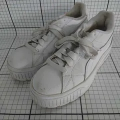 ◇ Θ PUMA プーマ カルメン 2 397456-02 スニーカー シューズ サイズ24.0 ホワイト系 レディース. E  【1509100077794】