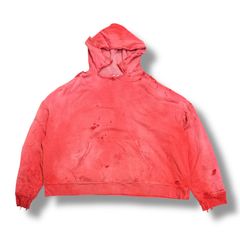 参考上代99000円 READYMADE 24AW DOUBLE FACE HOODIE ダブルフェイス フーディー スウェット パーカー レディメイド RE-CO-RE-00-00-284 レッド M 91034A3