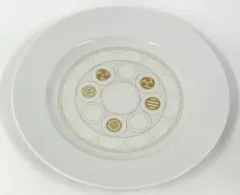 【中古】皿・茶碗 加州清光・大和守安定・和泉守兼定・堀川国広・長曽祢虎徹 オリジナルプレート 「刀剣乱舞-ONLINE- ストロベリービュッフェ in ヒルトン東京お台場」