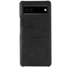 Google Pixel 6a ケース ピクセル6a  カード収納 レザー スマート ケース 【Color】 ブラックのサムネイル